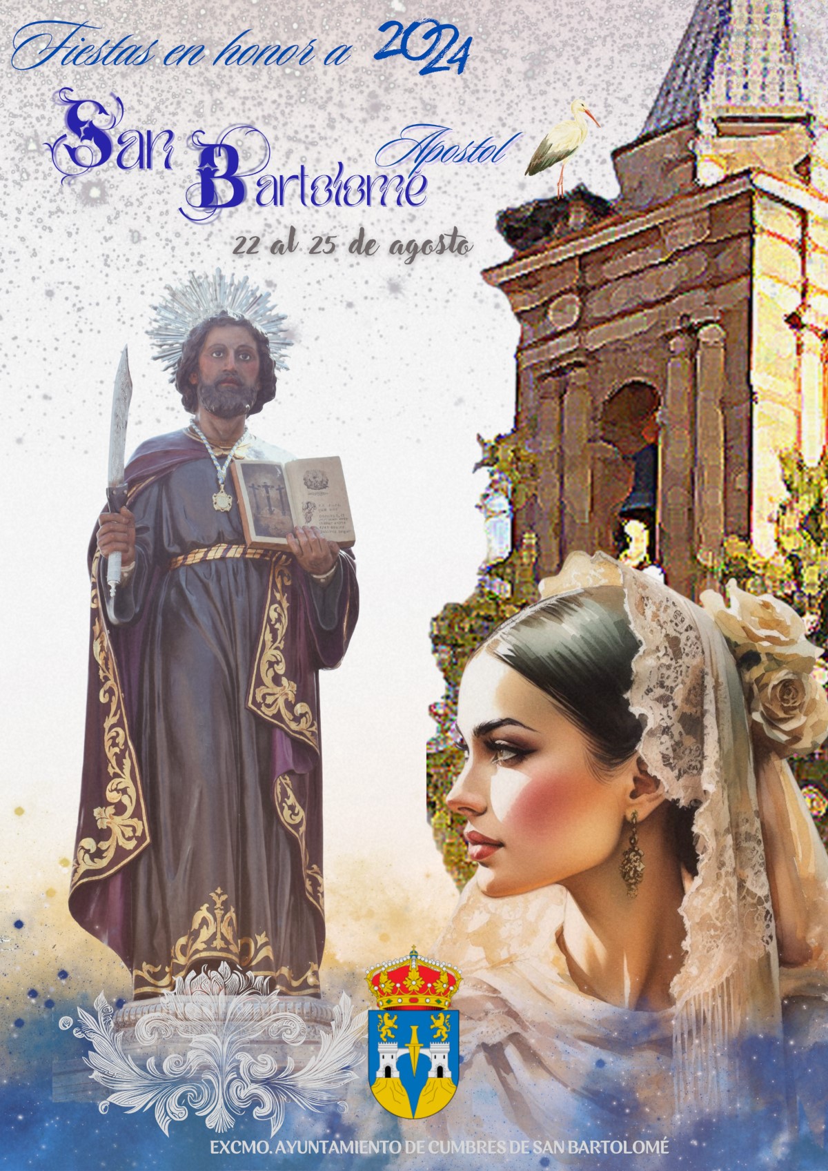 Fiestas patronales en honor a San Bartolomé 2024 Cumbres de San Bartolomé